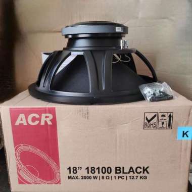 speaker ACR 18inch 18100 black - subwoofer