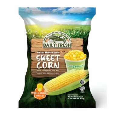 DAILY FRESH FROZEN WHOLE KERNEL SWEET CORN 500G