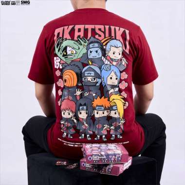 CLOWOR Chibi Akatsuki Naruto Anime T-Shirt L