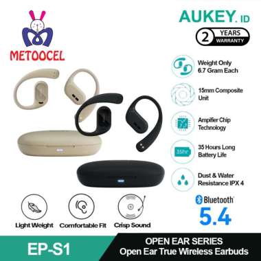 AUKEY EP-S1 Open Ear True Wireless Series TWS Headset Bluetooth With App Control IPX4 TWS