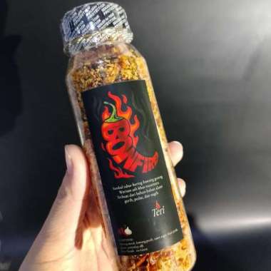 BONFIRE - SAMBAL TABUR KERING SAMBEL CRISPY GURIH PEDAS ASIN FOOD Bawang GORENG Bahan Spices Spices 