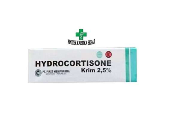 Salep Hydrocortisone 2.5% 5 Gram / Anti Alergi / Ruam