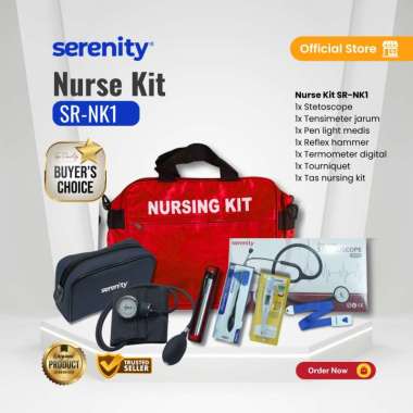Serenity Nursing Kit SR NK1 | Nursing Kit Lengkap Mahasiswa Kedokteran & Keperawatan RED