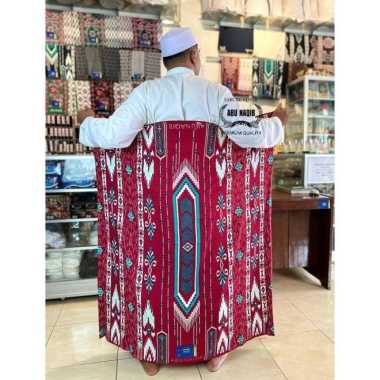 Sarung Abu Naqib AB004 / Sarung Batik Goyor Pria Botol / Sarung Dewasa Arab AB005 MERAH