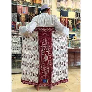 Sarung Abu Naqib AB004 / Sarung Batik Goyor Pria Botol / Sarung Dewasa Arab AB003 MERAH