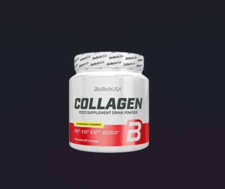 Biotech Collagen Drink Powder 300 gram Lemonade|Shaker