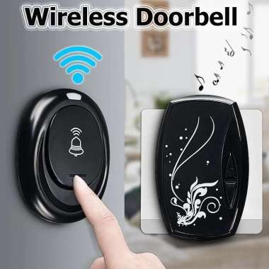 Bel Pintu Tanpa Kabel - Bel Pintu Wireless - Lonceng Pintu - Bel Rumah - Lonceng Rumah - Bel Pintu N