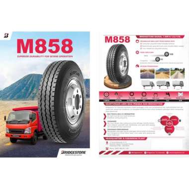PROMO Bridgestone M858 750 R16 - Ban Truk Fullset