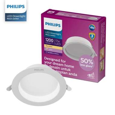 Philips Lampu LED Downlight Meson Comfort 17W 3000K Kuning