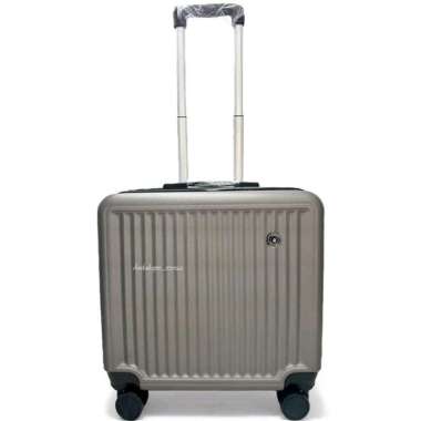 Koper Polo Fans 18 Inch 4 Roda 360 Rotasi Ringan Tahan Air ABS Hardcase dengan Resleting dan 4 Kaki 