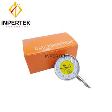 Dial Indicator Dial Gauge Jarum Indikator Ukur Goyangan Dial Indikator Dial Tusuk 0-10 mm Alat Ukur