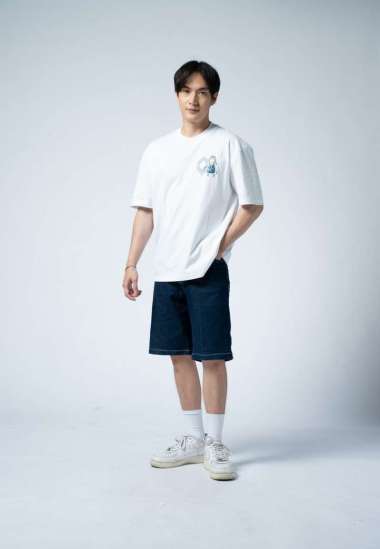 3Second x Sekuya T-Shirt Short Sleeve Relaxed Fit Cotton Zivana 320925 XXL