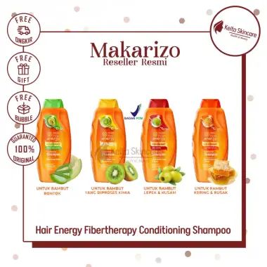 MAKARIZO Hair Energy Fibertherapy Conditioning Shampoo Aloe Melon Royal Jelly Olive Extract