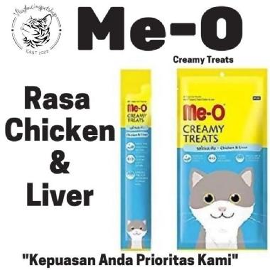 Meo snack kucing creamy treats Rasa Chicken And Liver