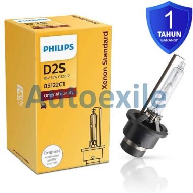 Philips Xenon Standard HID D2S 85V 35W 4200K Lampu FXR CX5 Elysion Harrier Murano Grand Vitara 3