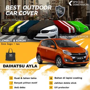 Body Cover Sarung Mobil Outdoor Premium Waterproof Mobil Daihatsu Ayla KUNING