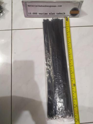 Kabel Ties Stainless Steel Lapis Pvc Anti Karat 500 mm Cable Tis Per10