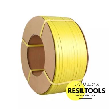 Plastic Strapping Band 11mm Kuning Tali Strap Packing Pet 10 meter
