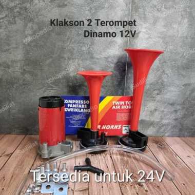 Klakson 2 Terompet Dinamo 12V 12 VOLT