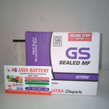Aki Motor Gs Astra Gtz 6V Mf
