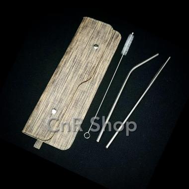 Sedotan Stainless Set Paket Souvenir