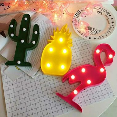 Lampu Dekorasi Marquee Light LED M03 Pink Flamingo