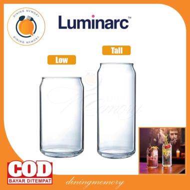 Luminarc Arcoroc Gelas Cola Plain Can Tumbler 475ml - 6 Pcs/Set Low