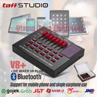 Soundcard V8 Mixer Sound Card V8 Mixer Audio USB External Soundcard warna V8