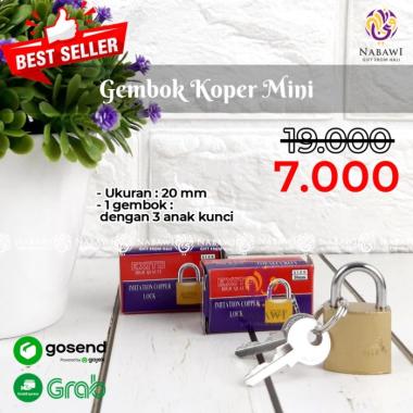 Gembok Exito High Quality 20 mm Gembok Koper Perlengkapan Haji Umroh