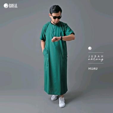 Jubah Oblong ROSAL HIJAU XXL