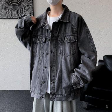 Orimoza Jaket Jeans Wanita Oversize Balon LD 100 - LD 140cm JKT SNOWBLACK LD140