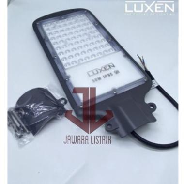 LUXEN PJU 50 WATT PJU50SLM IP 65 WATERPROOF LAMPU JALAN LED BERGARANSI Putih - BUBLE
