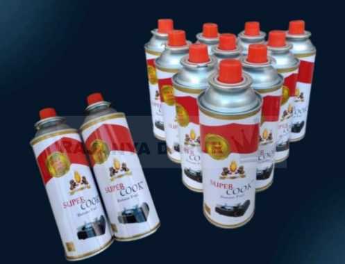 supercook kaleng gas kompor supercook - tabung gas portable butani 235 gram baru