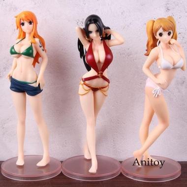Gasha Portraits One Piece Figure Boa Hancock Charlotte Pudding Nami Charlotte