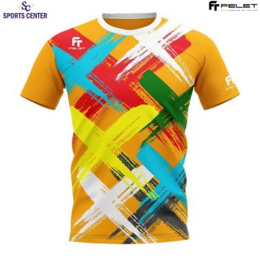 Kaos / Jersey Player Badminton Felet RN 3605B / RN 3605 B Orange S