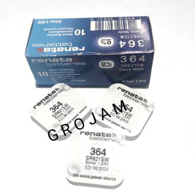 Baterai Sony 364 SR621SW SR621 621 Original Renata 364/621