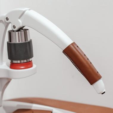 FLAIR NEO ESPRESSO MAKER - SPECIAL CUSTOM LEATHER HANDLE GRIP - LORENA BROWN NEO