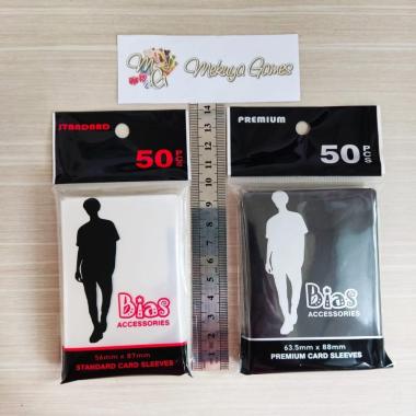 Double Color Sleeves 50+50 KPOP PC Photo Card Lilac Ungu BTS Dicon NCT Hitam