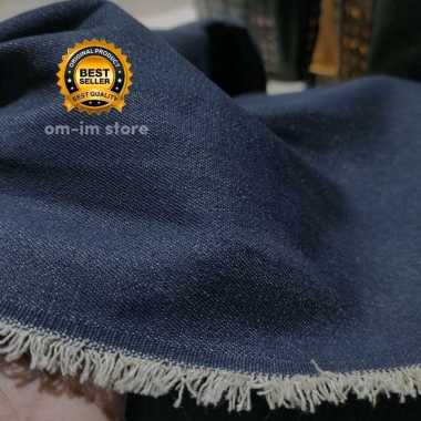 Kain Jeans Denim 8 oz Bahan Celana Jeans, Jaket, Rompi, Rok, Gamis, Dress, Tunik, Overall dll 75 cm