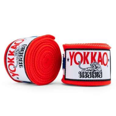 Handwrap Muaythai Premium Elastis 5 Meter Hand Wrap Tinju Strap MMA 5M Merah