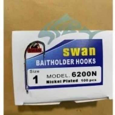 Mata pancing kail Swan tipe 6200 duri belakang pancing baung kucur 6