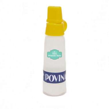 Lem Kertas Povinal 111 22ml Cair Putih Bening Kecil (Bisa Untuk Slime) - 1 Buah