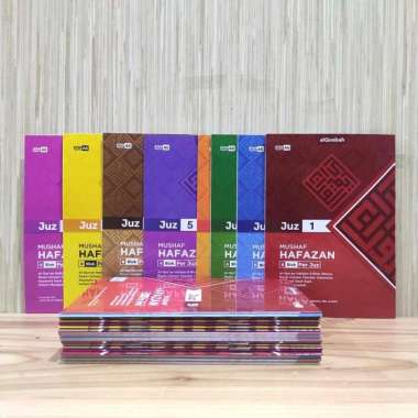 ALQUR'AN HAFAZAN 8 BLOK PER JUZ A6 Lengkap 1 buku 1 juz (30 juz)