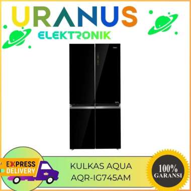 Aqua AQR-IG745AM Kulkas 4 Pintu Side By Side 658 Liter