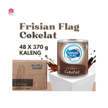 Frisian Flag Susu Kental Manis Kaleng Cokelat [1 dus/48 pcs/370 gr]