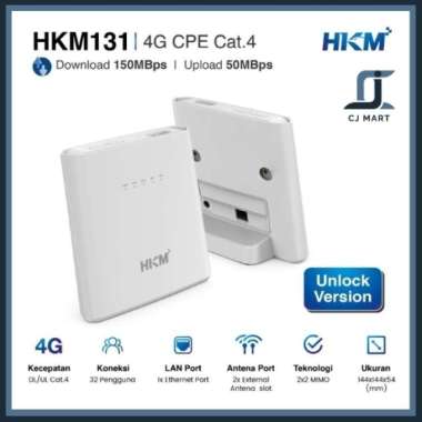HKM 131 Modem WiFi 4G CPE CAT.4 Home Router Unlock All Operator