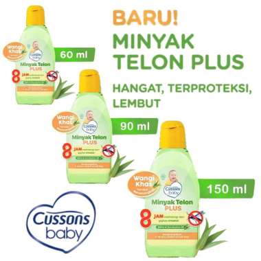 Cussons Baby Minyak Telon Plus 8 Jam 60ml 90ml 150ml Cussons Telon 150ml