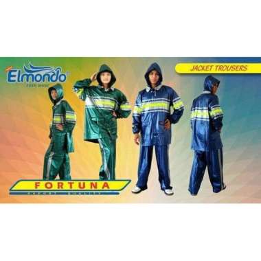 Jas Hujan Setelan JUMBO Elmondo Fortuna Blue
