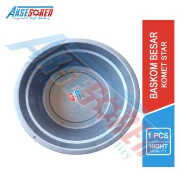 Aksesoren Baskom Besar Komet Star No.24 / Wadah Air Cuci Baju / Basin / Waskom / Paso Bak Tempat Cuc