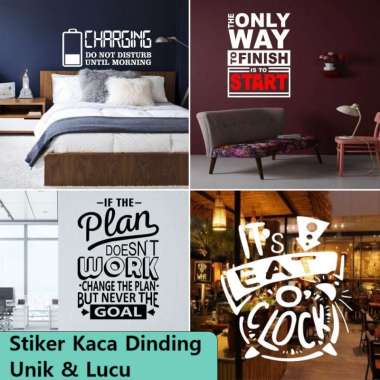 Stiker Dinding Kaca Cafe Wall Sticker Eat Drink Enjoy Eat Drink Enjoy